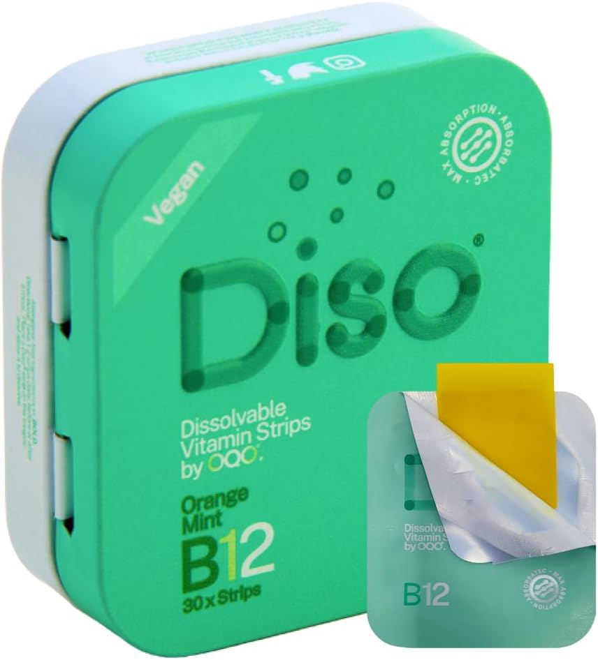Diso Vitamin B12 Orange Mint Strip 30 Pk