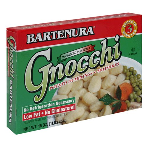 BARTENURA (Pack of 12) Bartenura Gnocchi Potato Dumplings Pasta Kosher 16 Oz