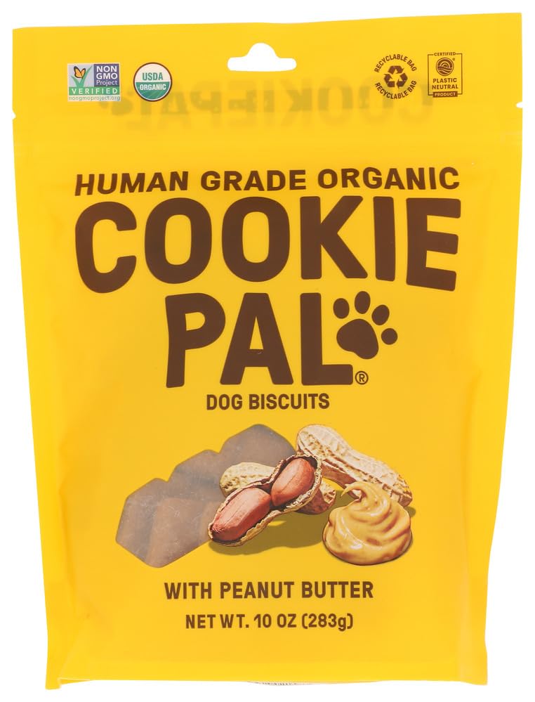 COOKIE PAL (Pack of 8) Cookie Pal Peanut Butter Dog Treat Biscuits 10 Oz