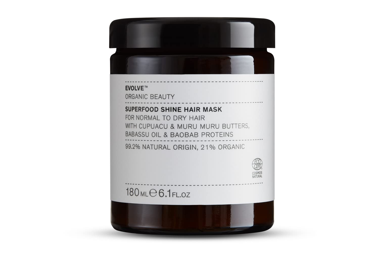 EVOLVE ORGANIC (Pack of 3) Evolve Organic Beauty Mask Hair Shine Treatment 6.1 Oz