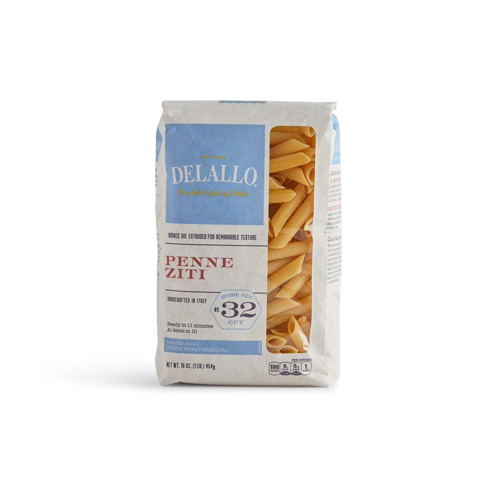 DeLallo Mostaccio Penne Ziti #32 Long Pasta