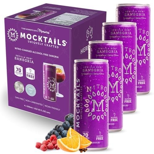 Nitro Mocktails Nitro Sangria Non Carbonated Na RTD Bever