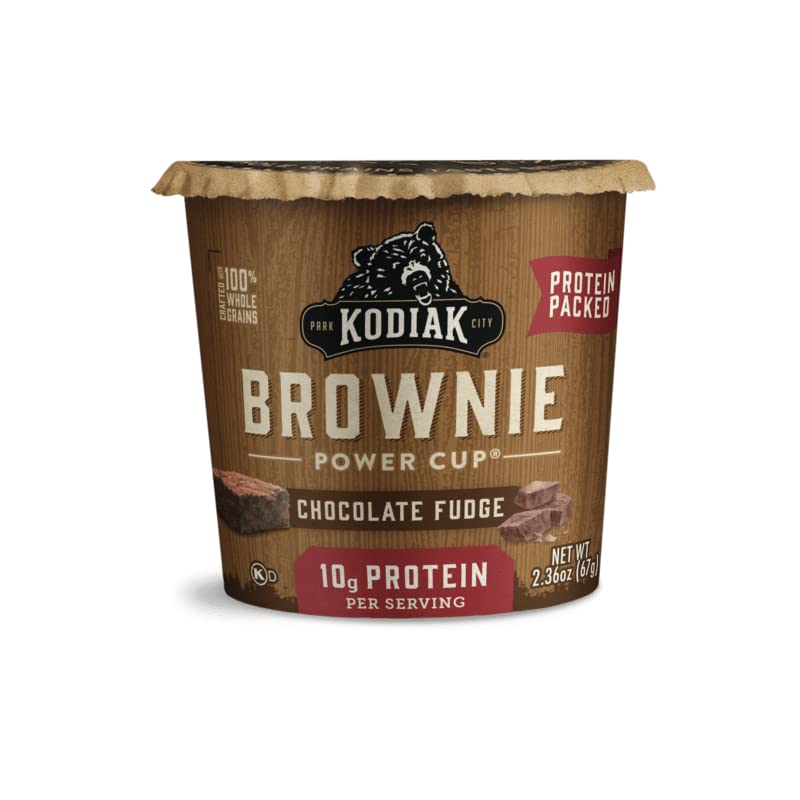Kodiak Cakes Brownie Baking Cups Mix with Chocolate Fudge F