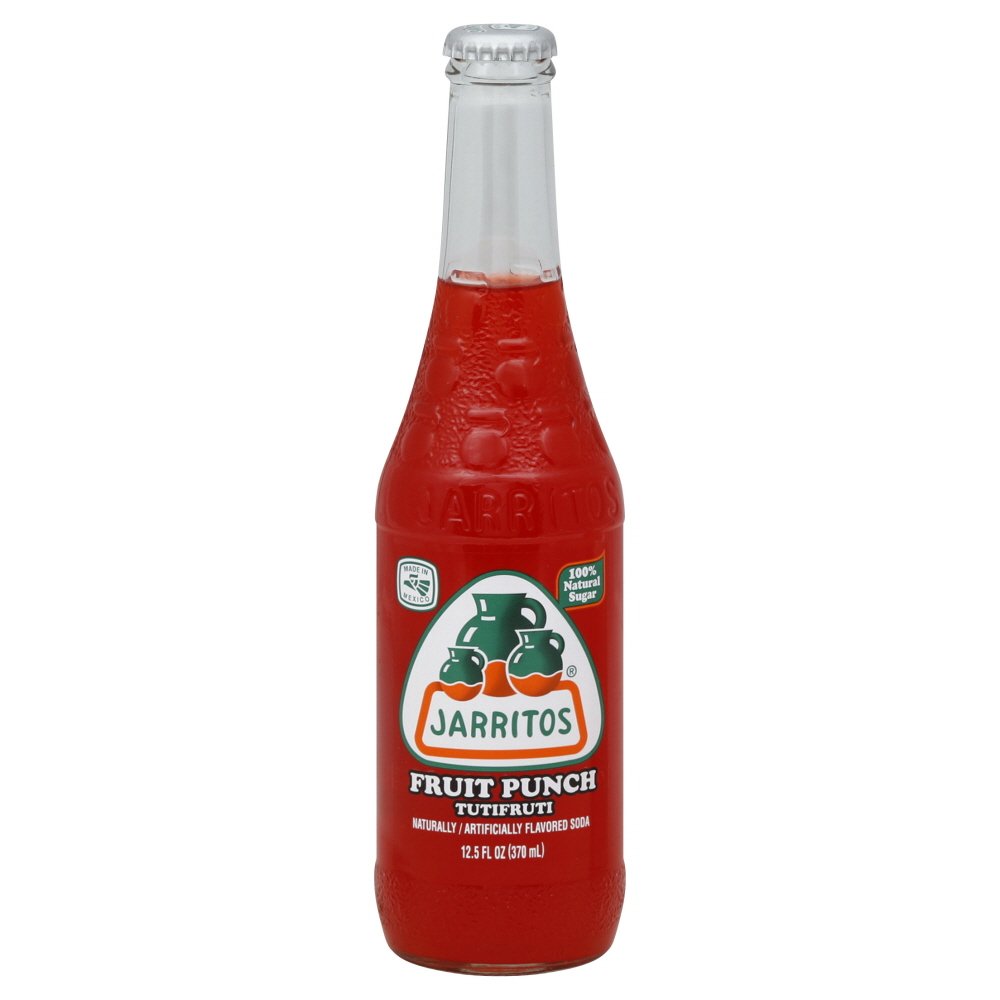 Jarritos Fruit Punch Beverage Bottle 4 Pack