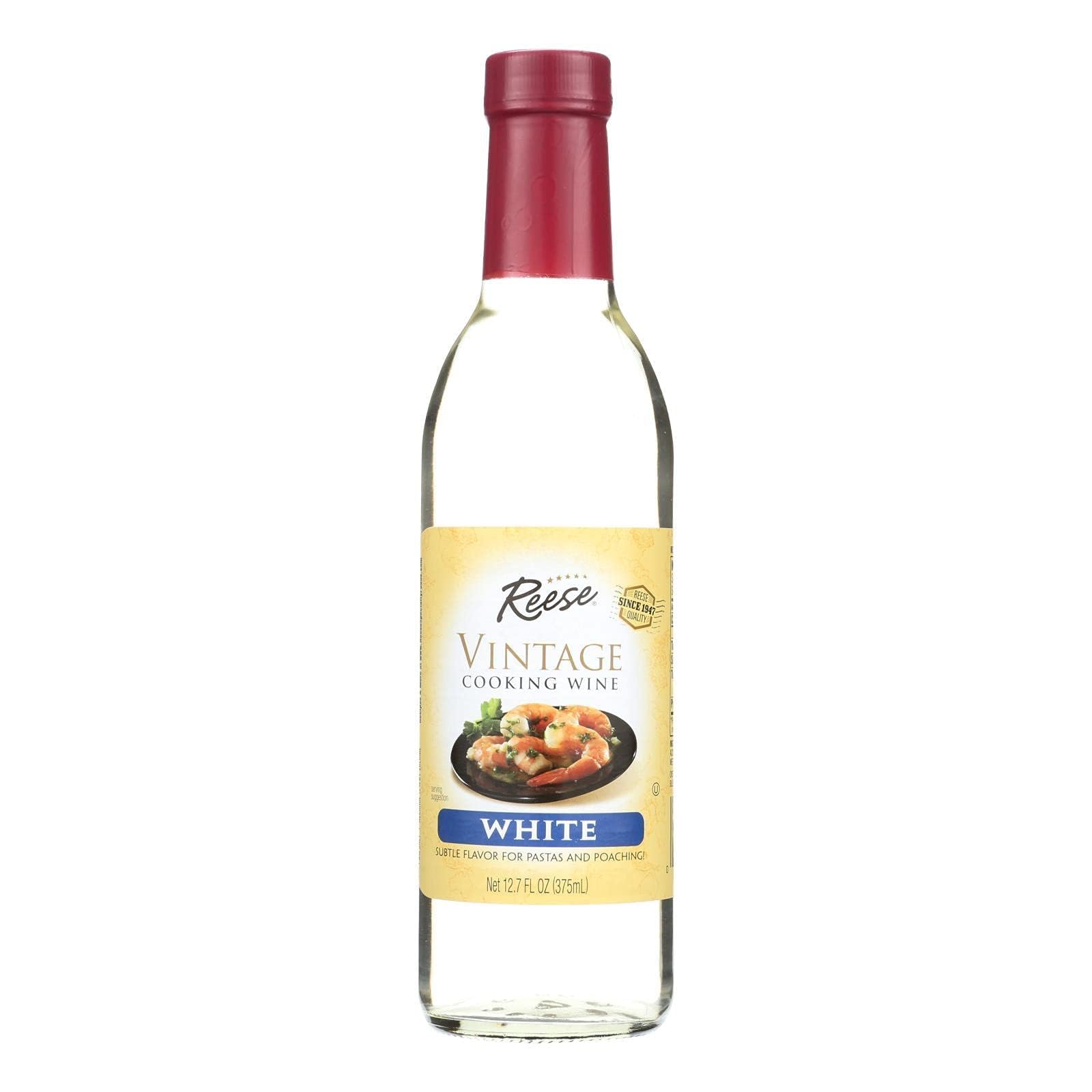 REESE (Pack of 18) Reese Wine Cooking White Vinegar Non-Balsamic 12.7 Fl Oz