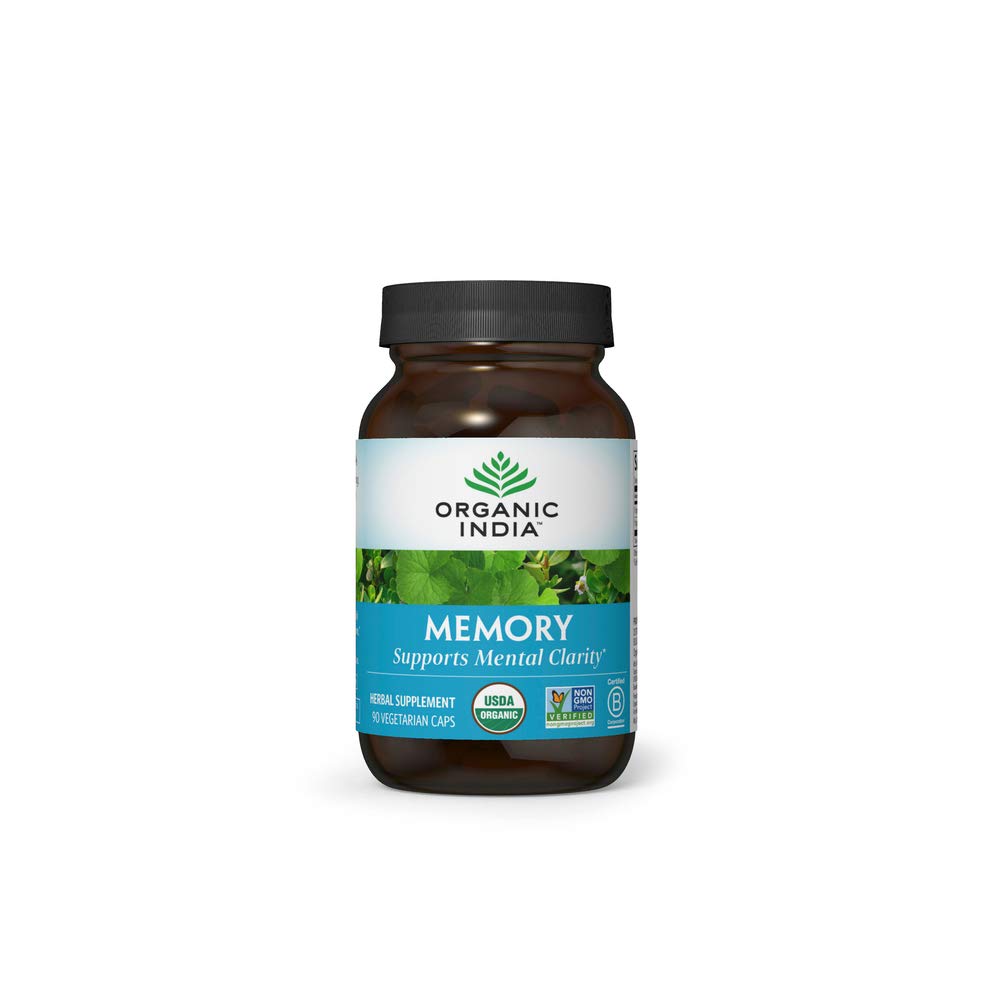 ORGANIC INDIA (Pack of 3) Organic India Memory Cognitive Health Supplement Capsule 90 Capsules