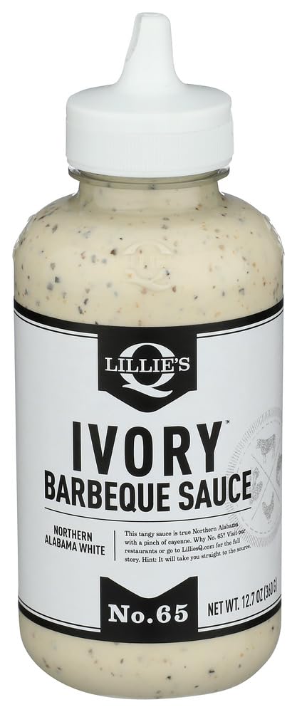 Lillies Q Sauce Ivory BBQ Natural Barbecue Condiment