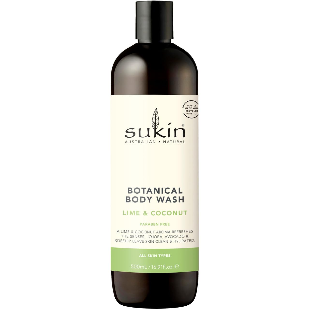 SUKIN (Pack Of 6) Sukin Botanical Body Wash Lime & Coconut 16.91 Fl Oz