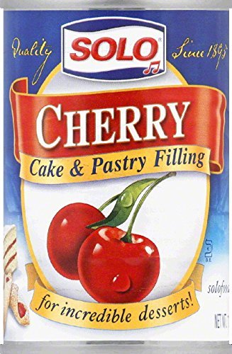 SOLO (Pack of 12) Solo Cherry Pie Filling Natural Baking Ingredient 12 Oz