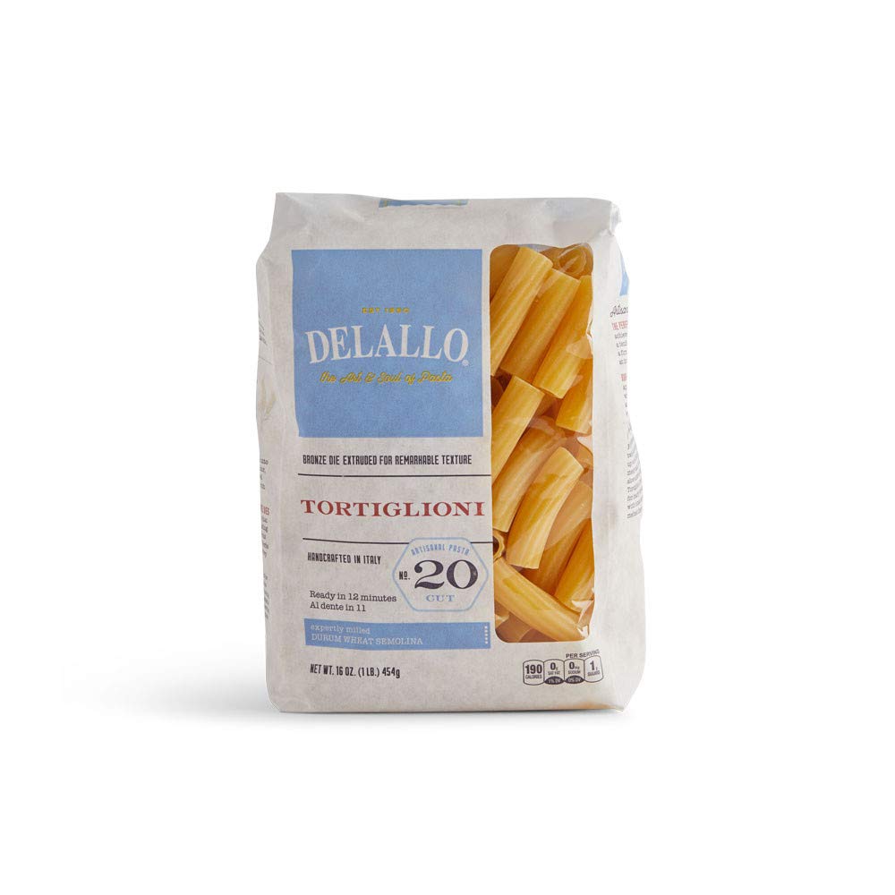 DeLallo Tortiglioni No. 20 Long Pasta