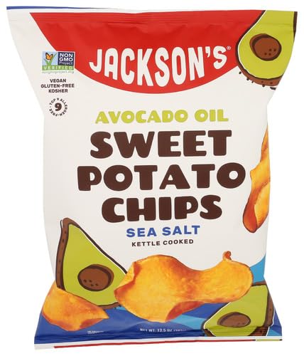 Jackson's Chips Unsweetened Potato Chips Sea Salt Avocado Oil