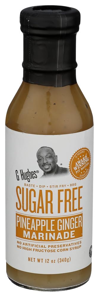 G Hughes Pineapple Ginger Marinade Sugar Free