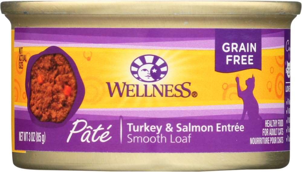Wellness Wet Cat Food Turkey & Salmon Recipe