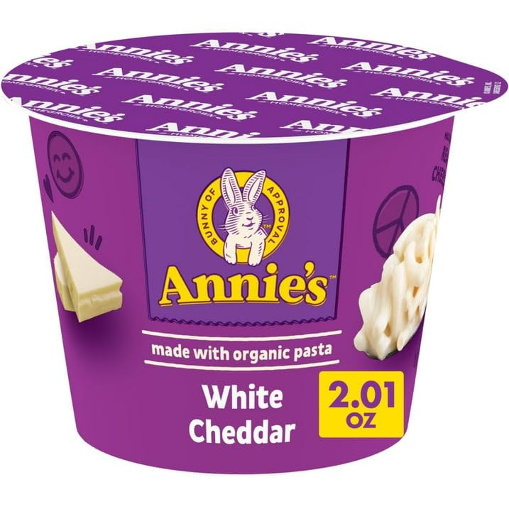 Annie's Homegrown Pasta Cup White Cheddar Macaroni & Cheese