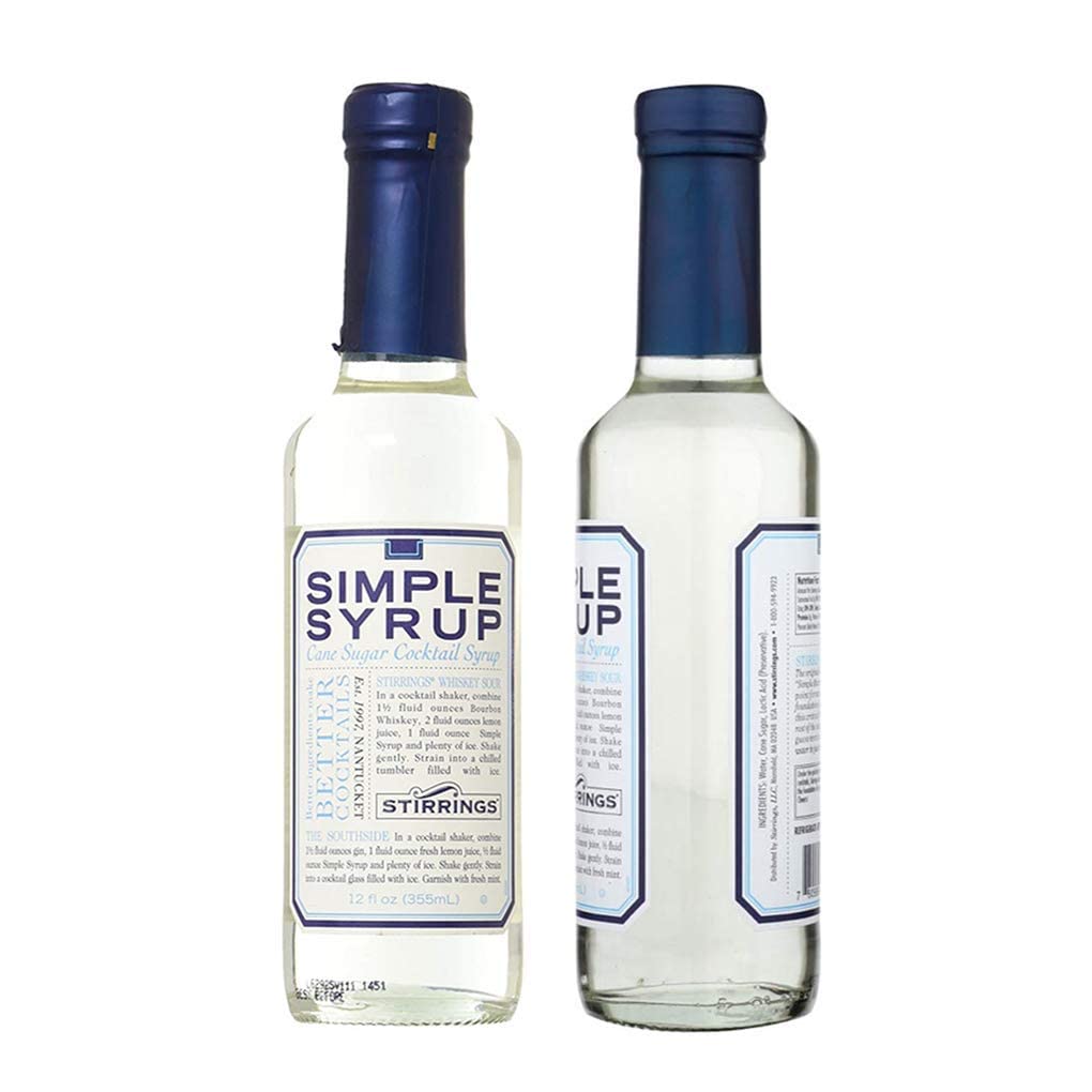Stirrings Mixer Simple Syrup Natural Ingredients