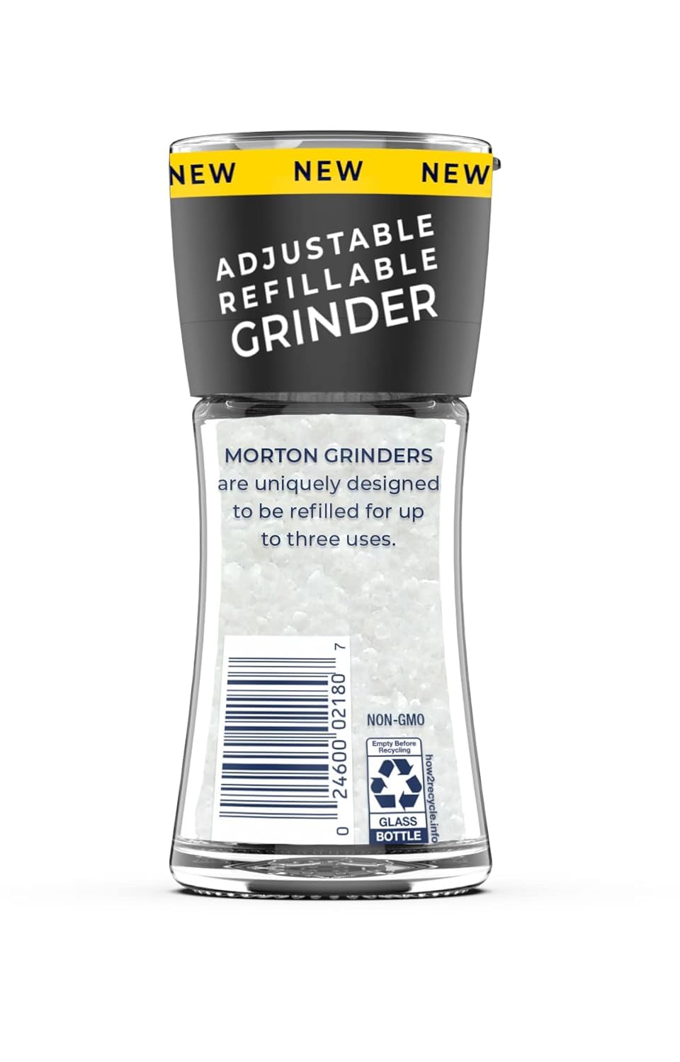 MORTONS (Pack Of 12) Morton Sea Salt Grinder 2.5 Oz