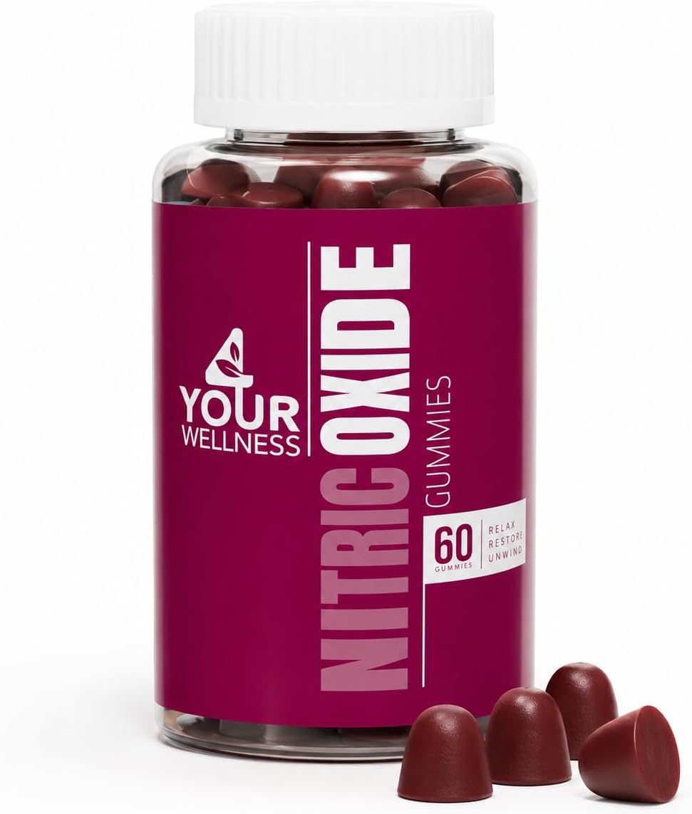 4 YOUR WELLNESS (Pack of 6) 4 Your Wellness Mens Nitric Oxide Gummy Reproductive Suppl 60 Pieces