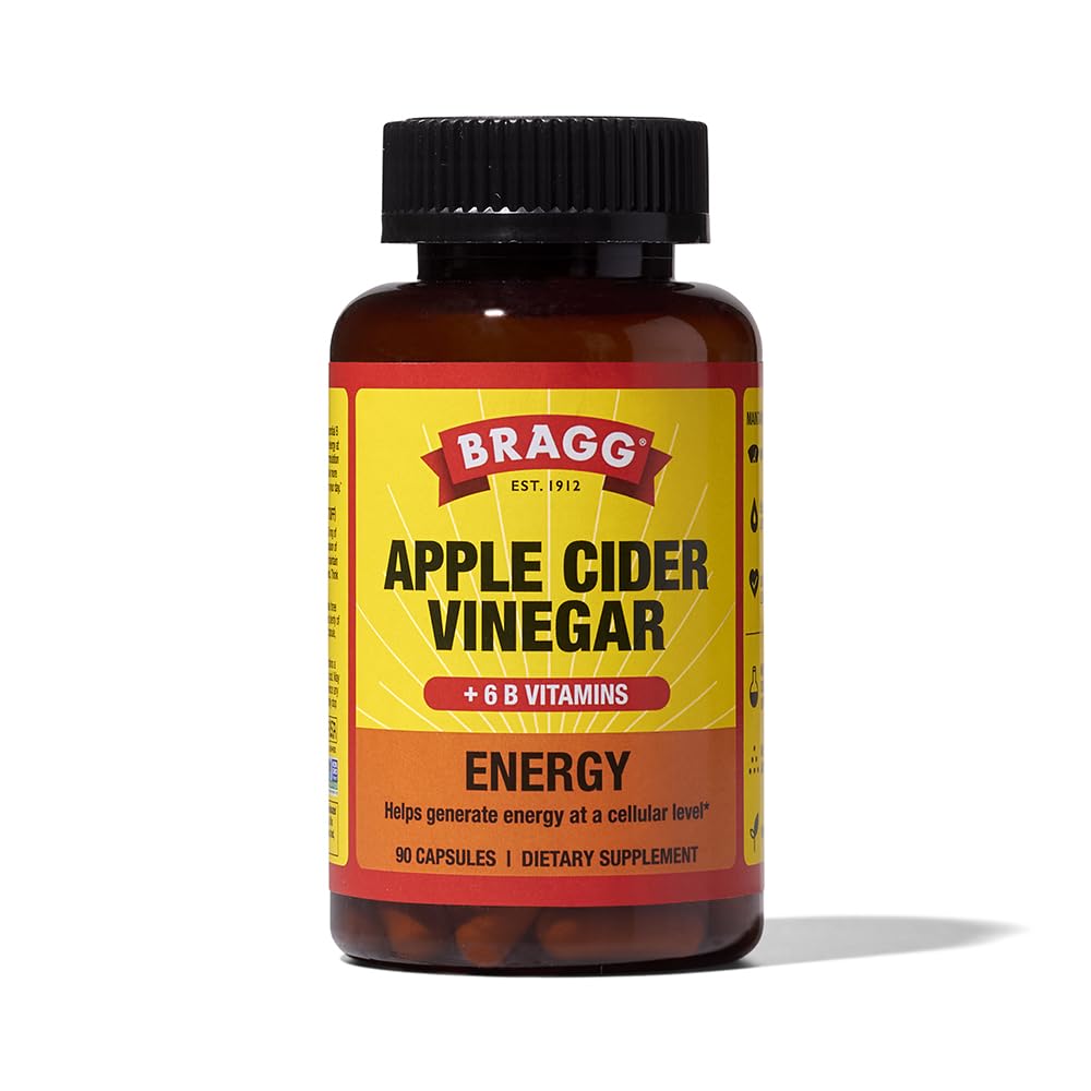 BRAGG (Pack of 4) Bragg ACV Energy Apple Cider Vinegar Energy Capsules 90 Capsules