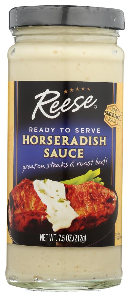 REESE (Pack of 12) Reese Horseradish Sauce All Purpose Condiment 7.5 Oz