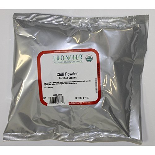 FRONTIER BULK (Pack of 4) Frontier Bulk Organic Chili Powder Blend 16 Oz