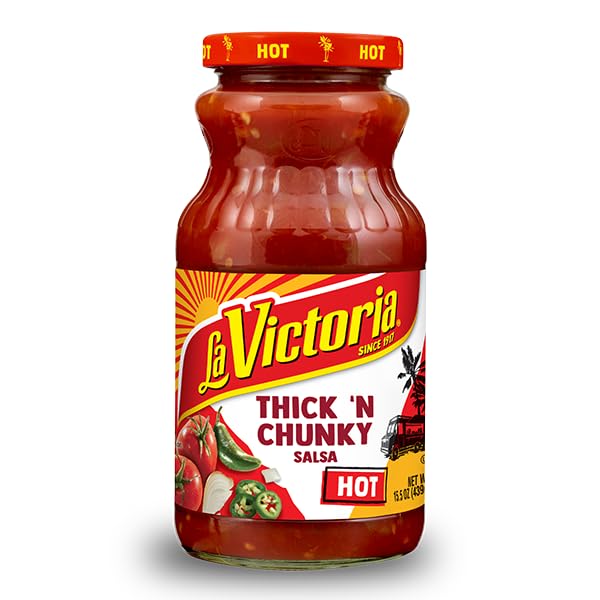 La Victoria Thick & Chunky Hot Salsa Authentic Mexican