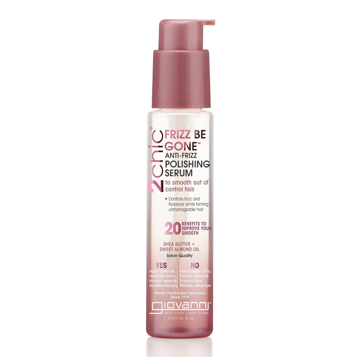 Giovanni Cosmetics Polishing Serum Hair Frizz Be Gone