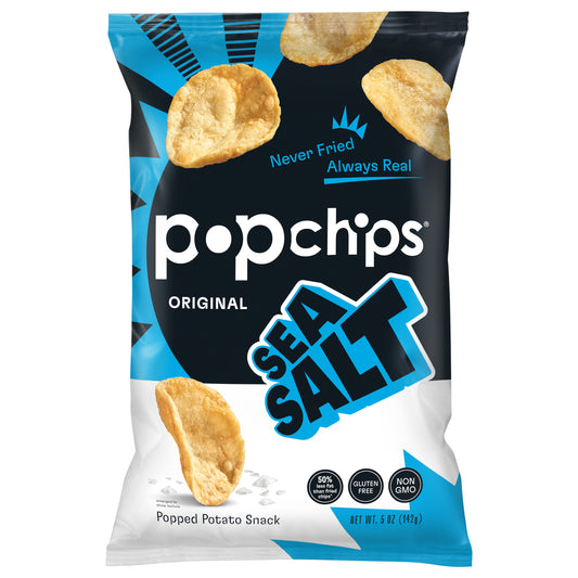 Popchips Chip Sea Salt 5 oz (Pack Of 12)