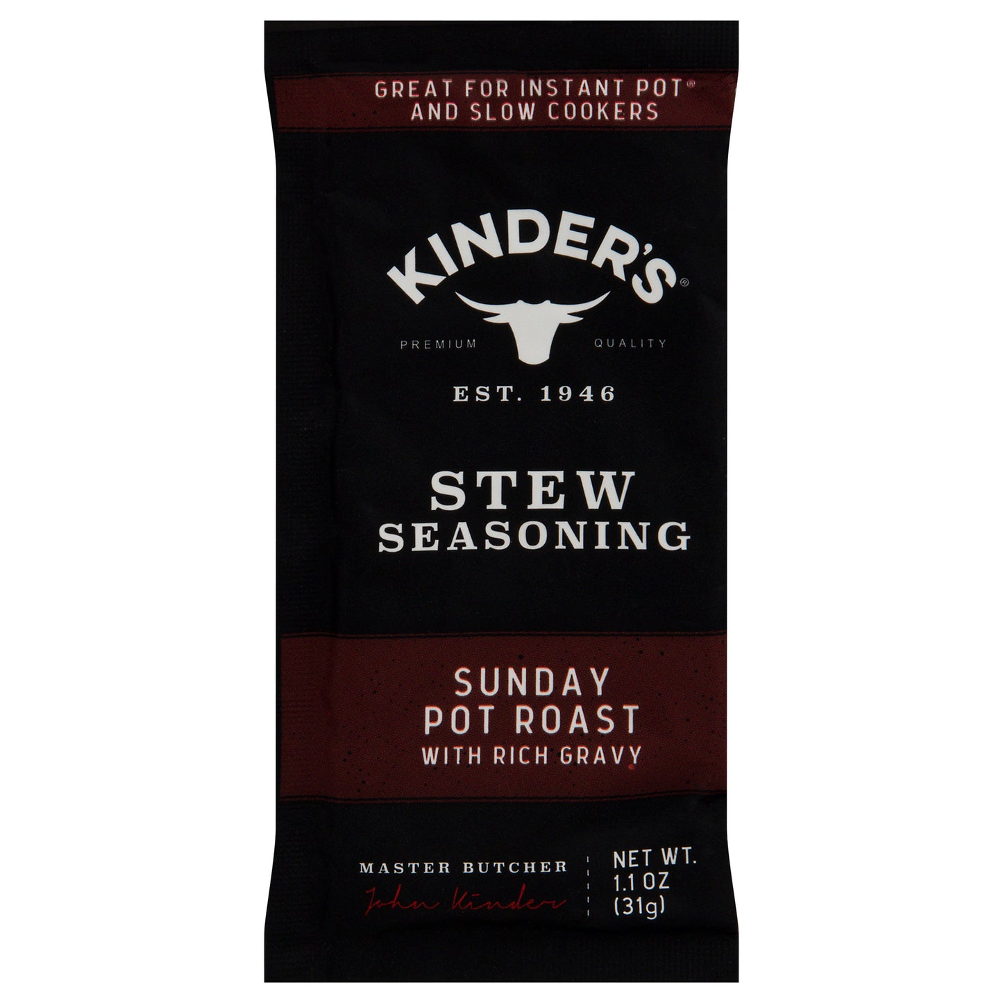 Kinders Seasoning Pot Roast 1.1 oz (Pack Of 15)