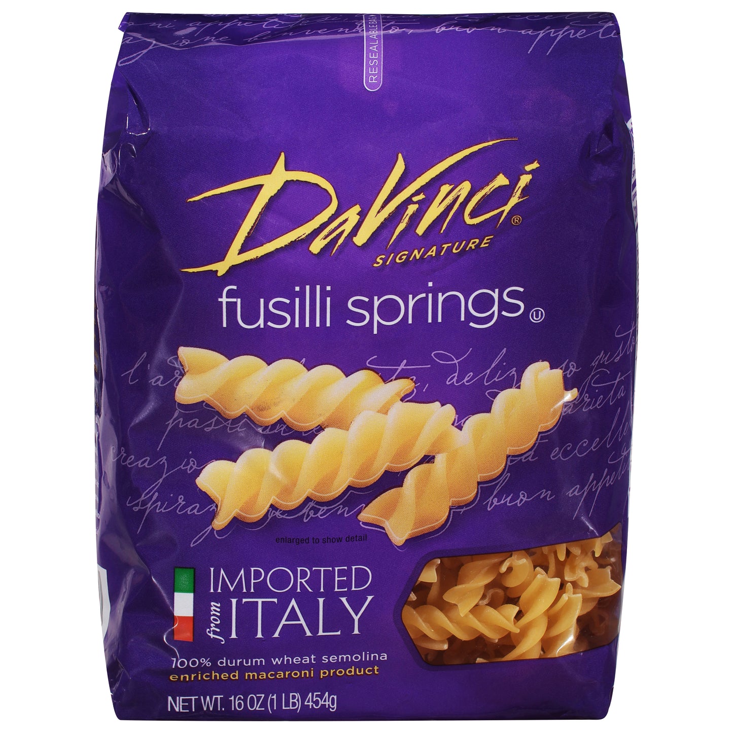 Davinci Pasta Fusilli-Springs 16 Oz (Pack Of 12)