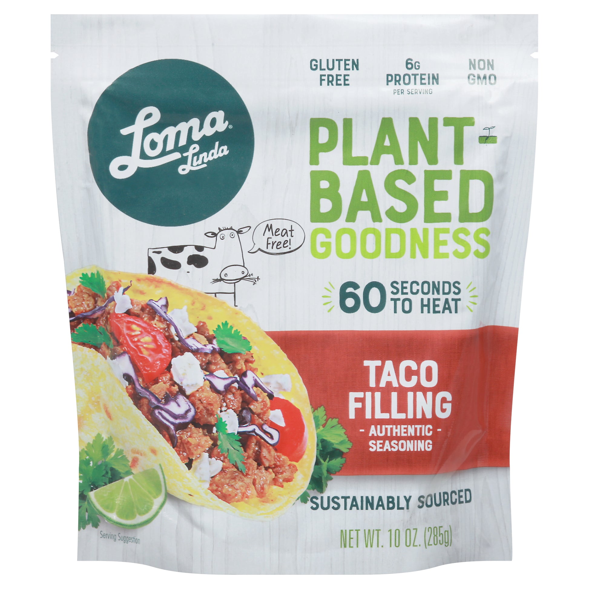 Loma Blue Meat Vegan Taco Filling 10 Oz (Pack Of 6)