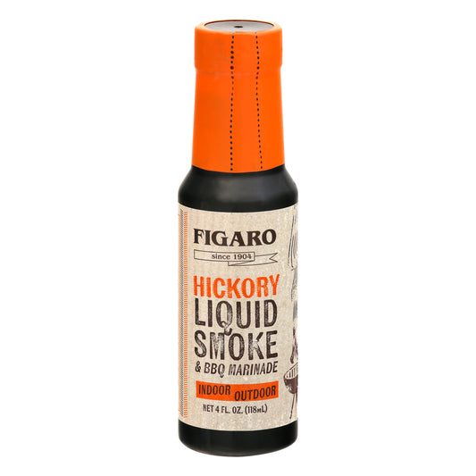 Figaro Liquid Smoke Hickory Barbeque 4 oz (Pack Of 12)