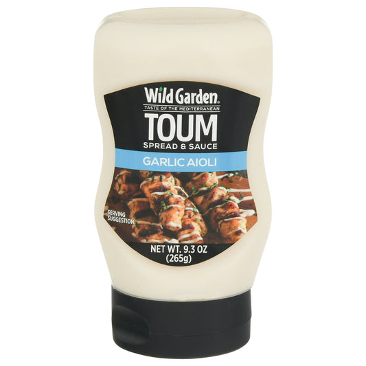 Wild Garden Sauce Aioli Toum Garlic 9.3 oz (Pack of 6)