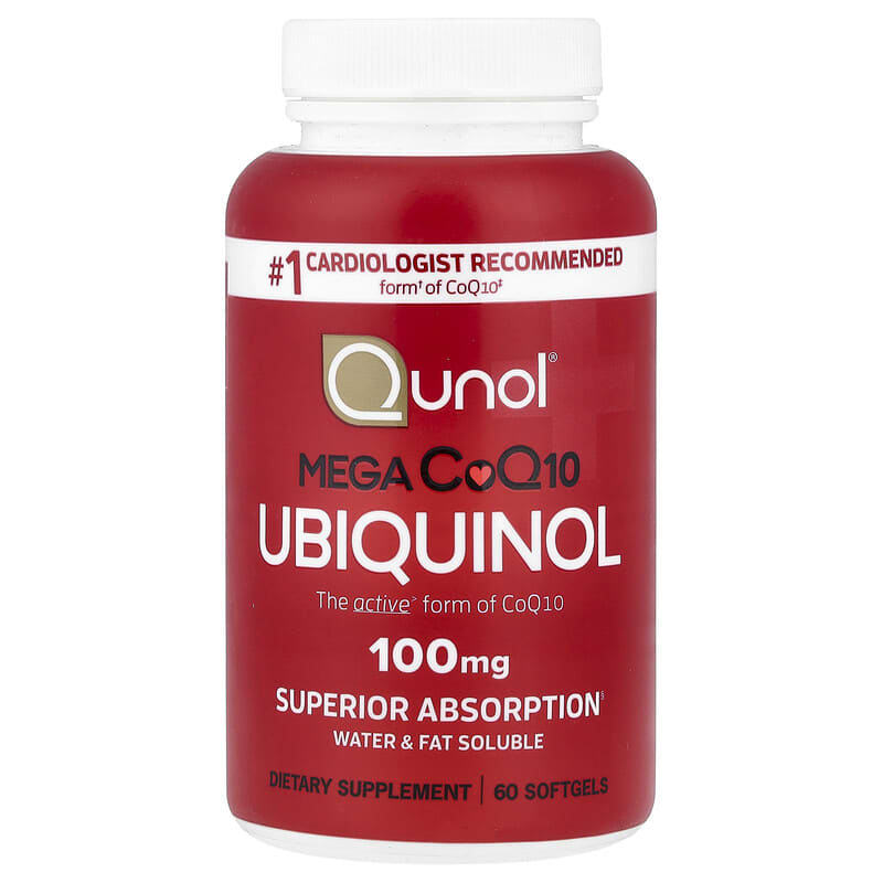 Qunol Quinol Ubiquinol Mega 60 Sg