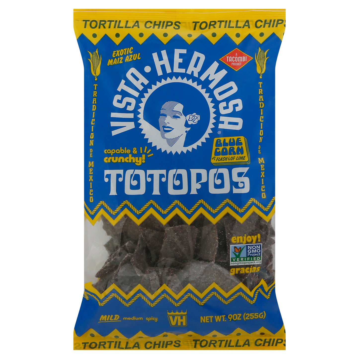 Vista Hermosa Chips Tortilla Blue 9 oz (Pack Of 6)