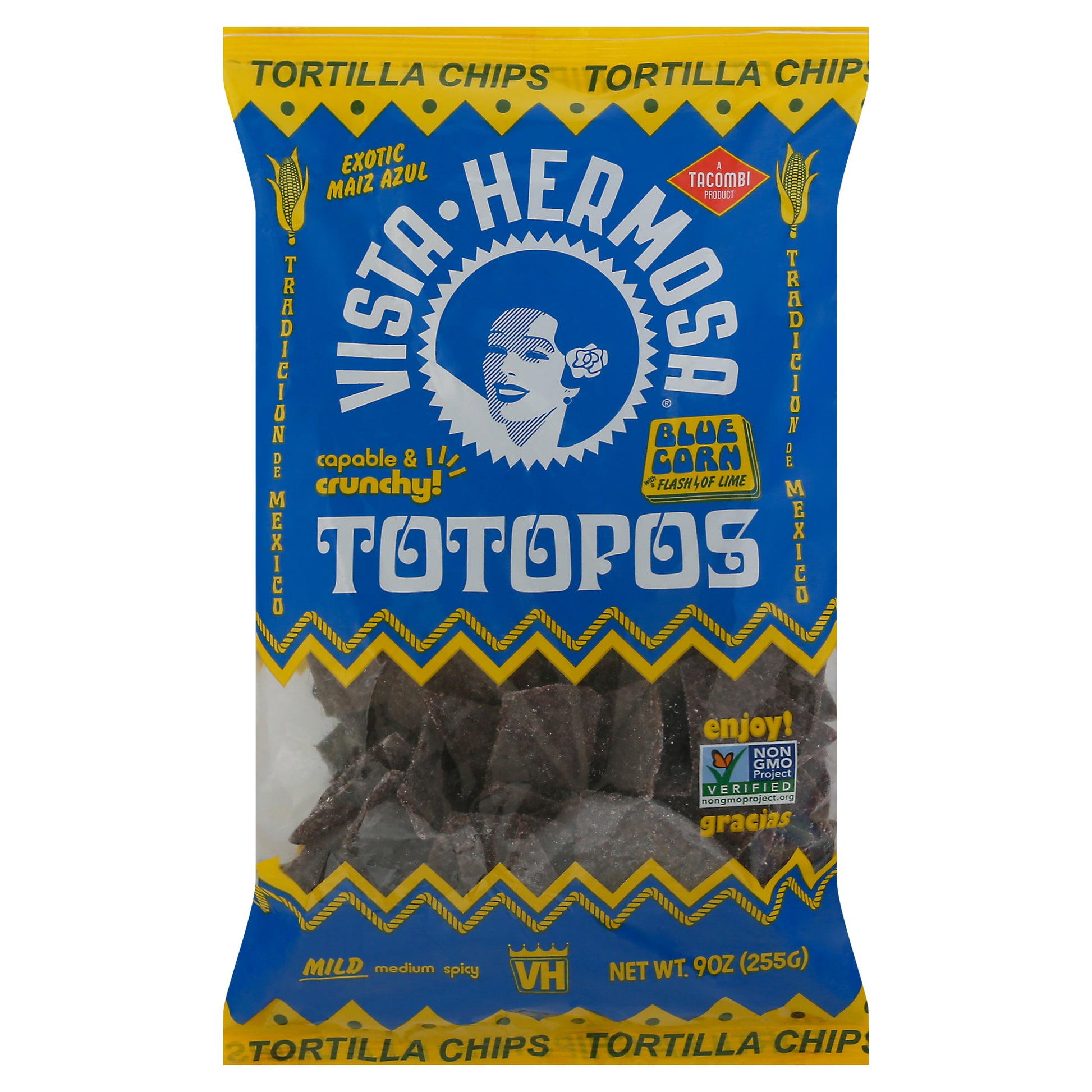 Vista Hermosa Chips Tortilla Blue 9 oz (Pack Of 6)