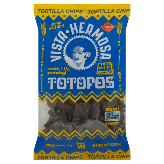 Vista Hermosa Chips Tortilla Blue 9 oz (Pack Of 6)