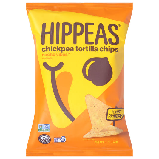 Hippeas Chips Tortilla Nacho Vibes 5 Oz (Pack Of 12)