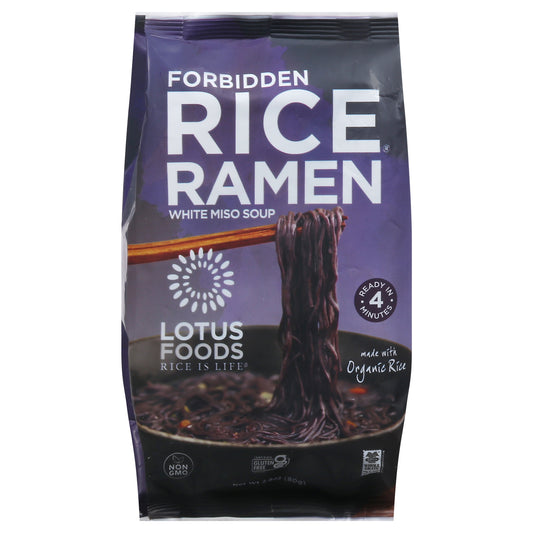 Lotus Foods Rice Ramen Miso Forbidden Organic 2.8 oz (Pack Of 10)