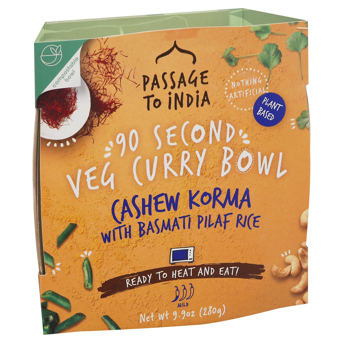 Passage Foods Korma Cashew Veg Curry 9.87 Oz (Pack Of 4)
