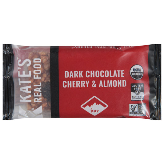 Kates Real Food Bar Dark Chocolate Cherry Almond 2.2 oz (Pack Of 12)