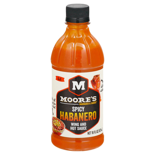 Moore Sauce Habenero Wing Hot 16 oz (Pack Of 6)