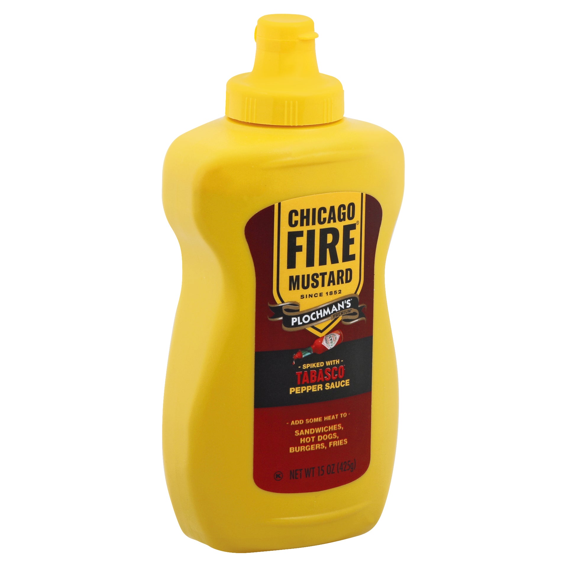 Plochmans Mustard Chicago Fire 15 oz (Pack Of 12)
