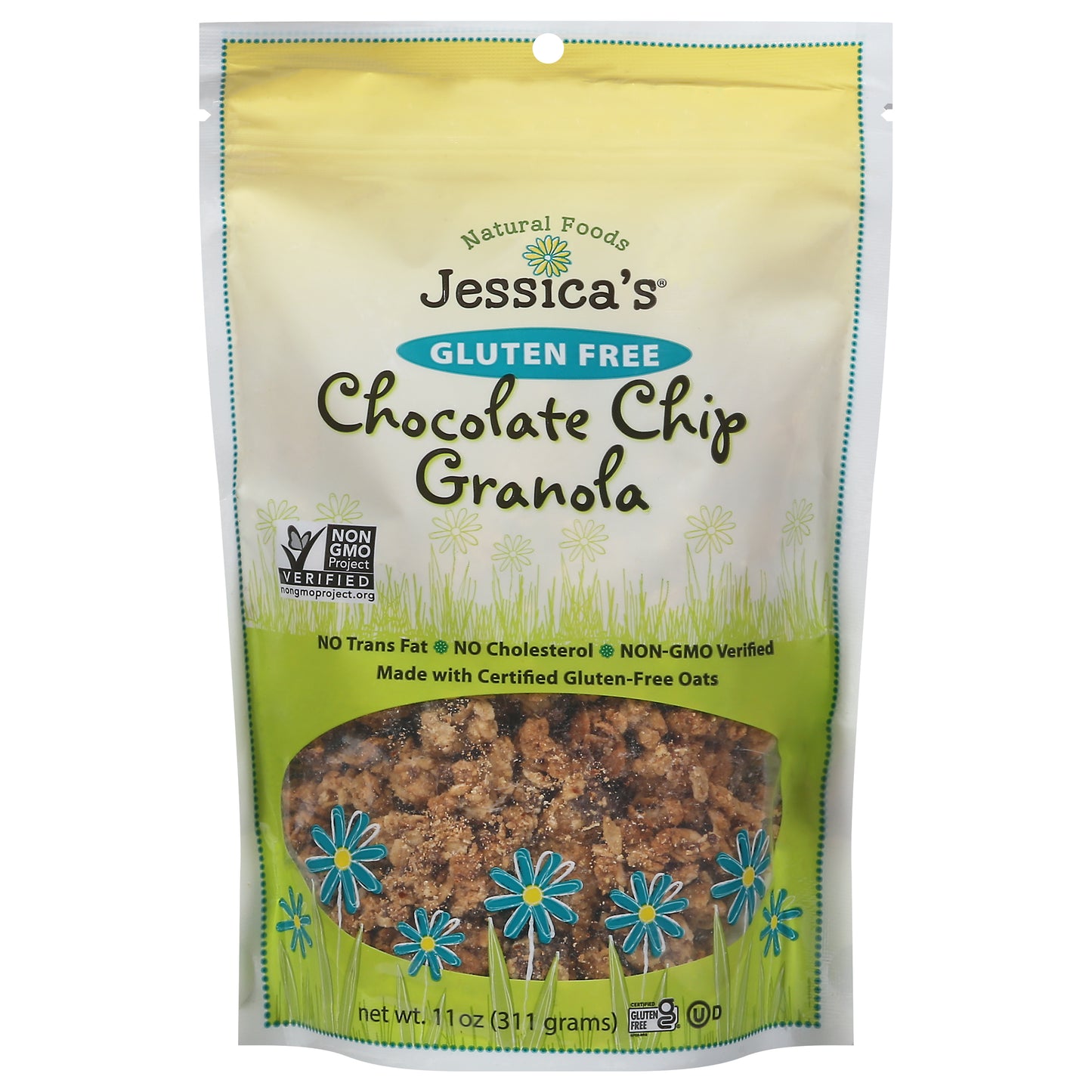 Jessicas Natural Foods Granola Chocolate Chip 11 oz (Pack Of 6)