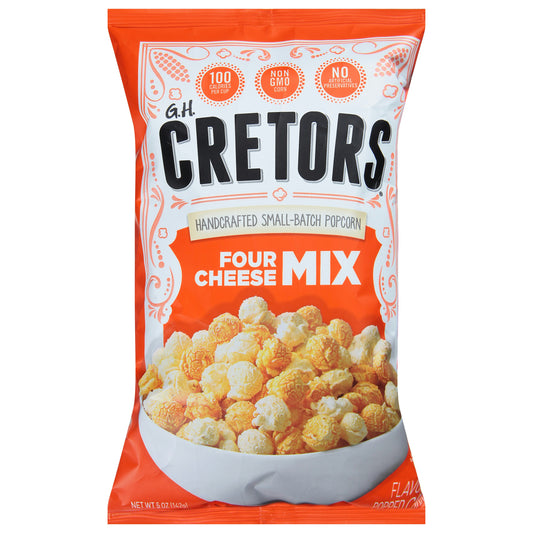 Gh Cretors Popcorn Four Cheese Nix 5 oz (Pack of 12)
