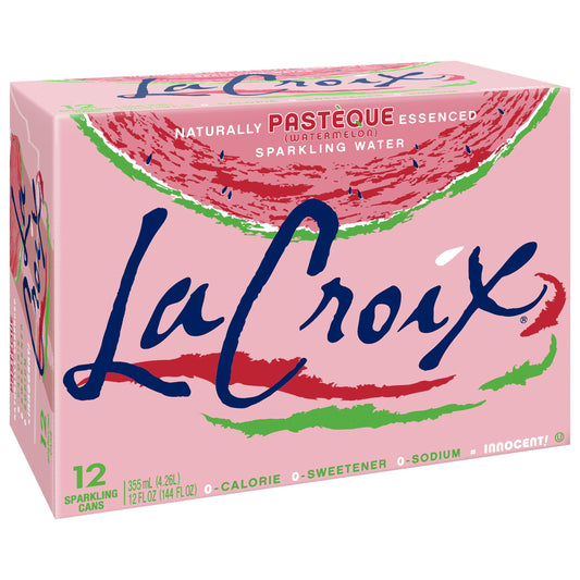 La Croix Water Sparkling Watermelon 144 fl oz (Pack of 2)