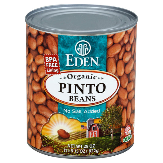 Eden Foods Bean Can Pinto Organic 29 Oz Pack of 12