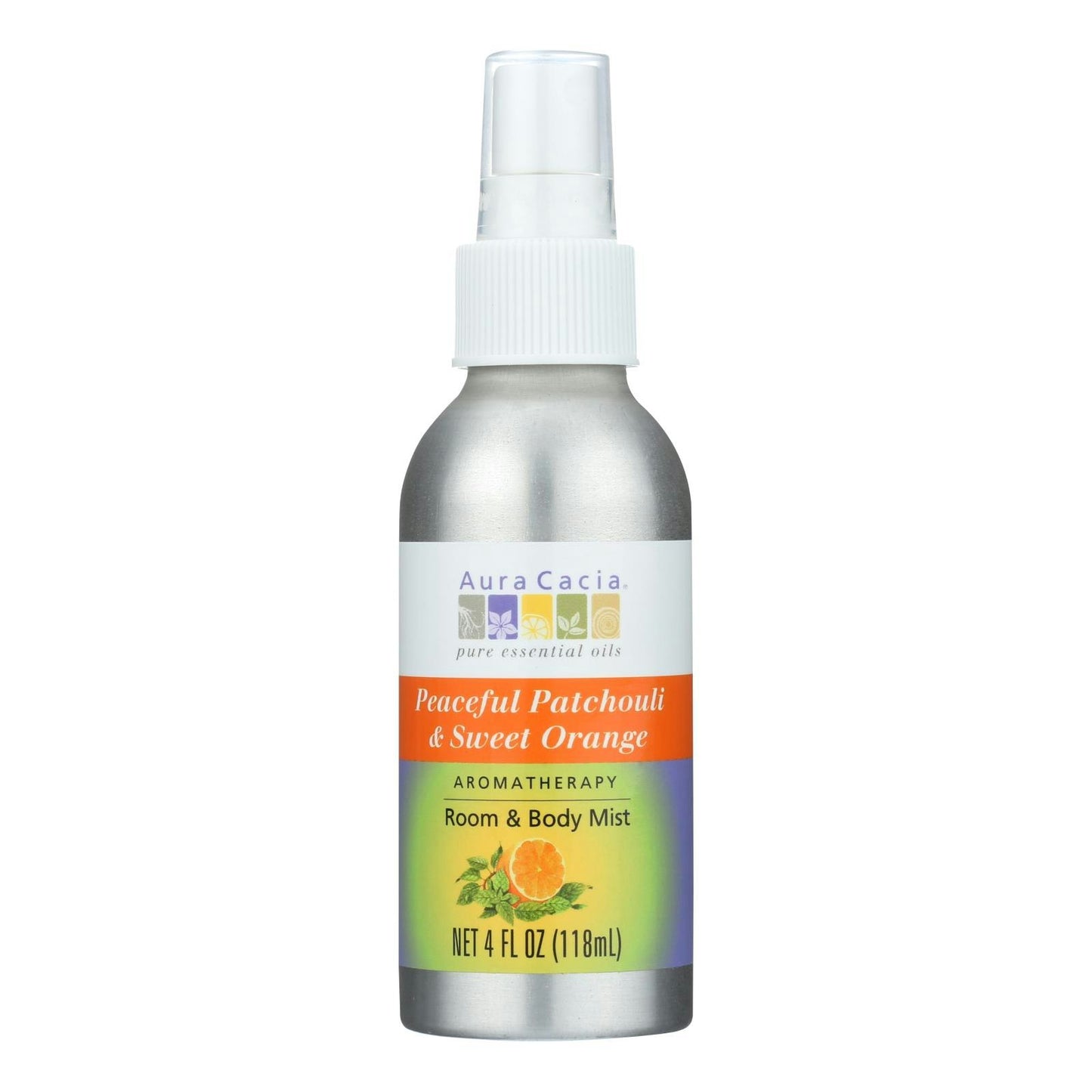 Aura Cacia - Aromatherapy Mist Patchouli Sweet Orange - 4 fl oz (Pack of 3)