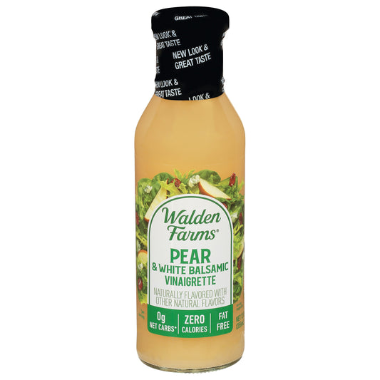 Walden Farms Dressing Calorie Free Pear & White Balsamic 12 FO (Pack of 6)
