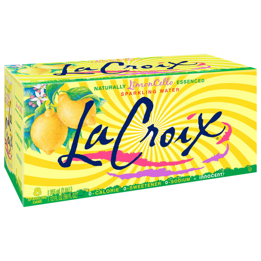 La Croix Water Sparkling Limoncello 96 Fo Pack of 3