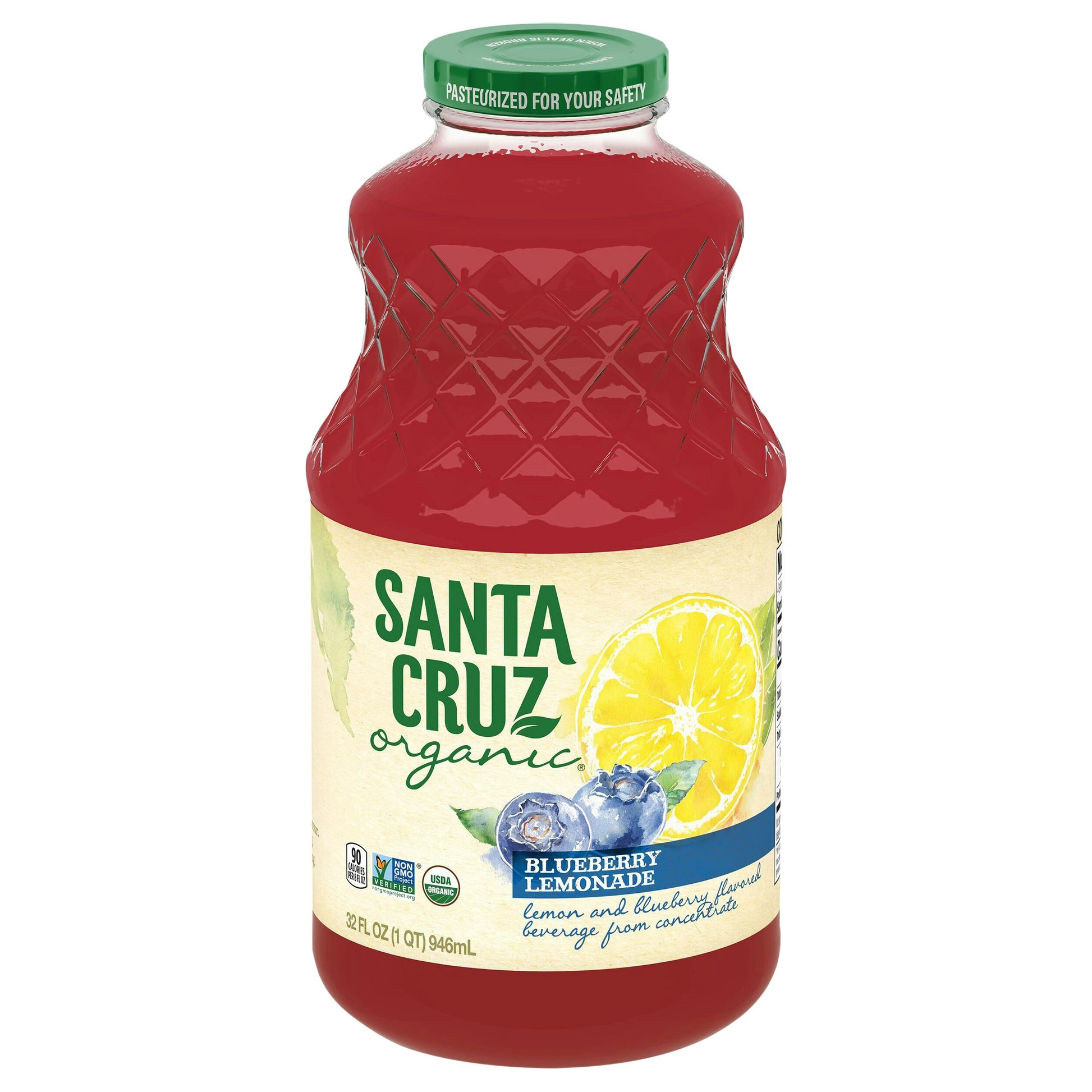 Santa Cruz Juice Bluberry Lemonade 32 Fo Pack of 12